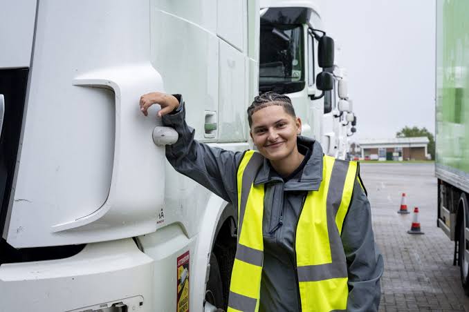 HGV driver providing transport services in London